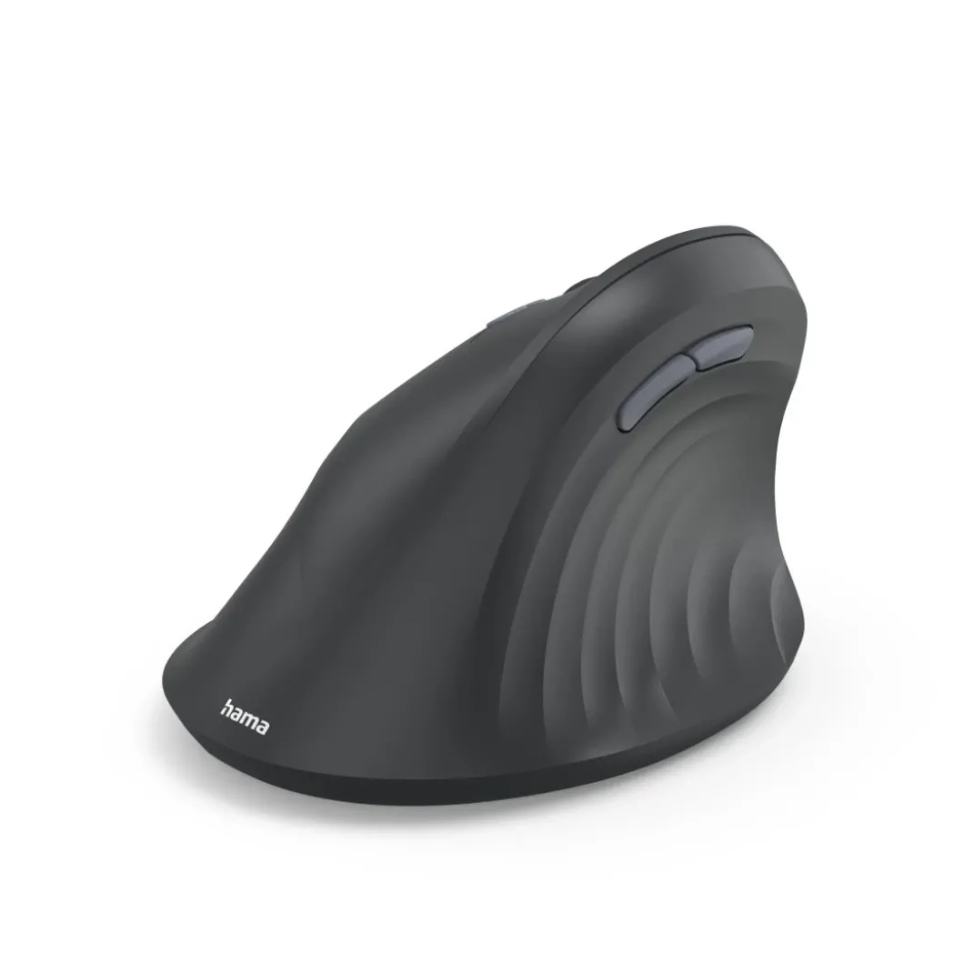 Vertikale, ergonomische Linkshänder-Maus "EWM-600L", Multi Device, Schwarz