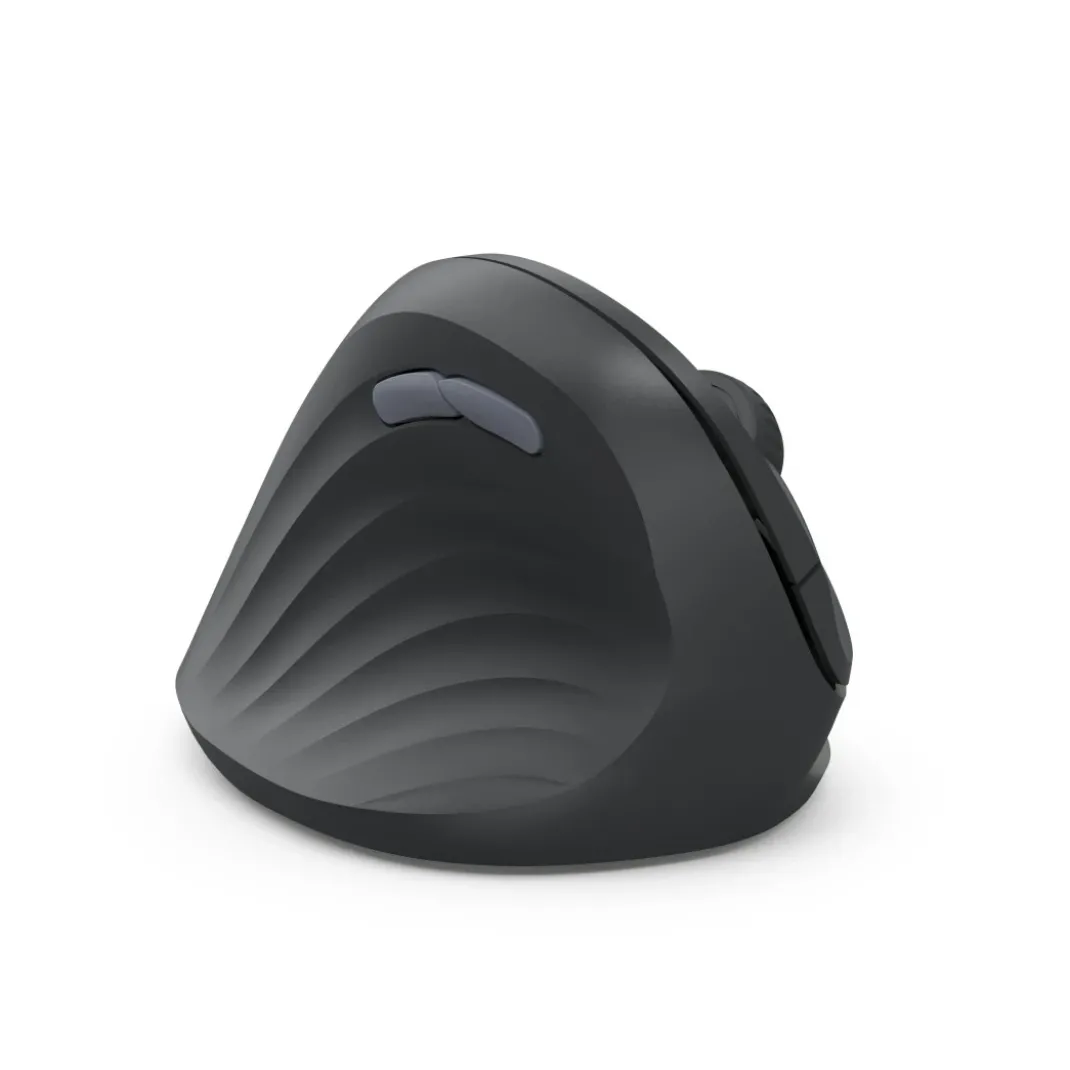 Vertikale, ergonomische Linkshänder-Maus "EWM-500L", Funk, 7 Tasten,Schwarz
