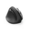 Vertikale, ergonomische Linkshänder-Funkmaus "EMW-500L", 6 Tasten, Schwarz