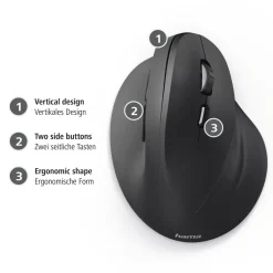 Vertikale, ergonomische Maus