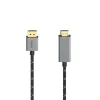 Video-Kabel, DisplayPort-St. - HDMI™-St., Ultra-HD 4K@60Hz, Alu, 1,50 m