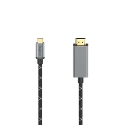 Video-Kabel, USB-C-Stecker - HDMI™-Stecker, Ultra-HD 8K@60Hz, Alu, 1,50 m