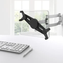 Wandhalterung für Tablets von 7 - 11", drehbar, Alu