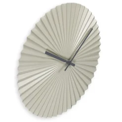 Wanduhr "Barbados", Quarzuhr, ohne Ticken, Ø 30 cm, Graugrün