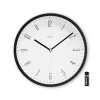Wanduhr "Capri", Quarzuhr, analog, modern, Ø 25 cm, Schwarz