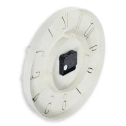 Wanduhr "Korfu", Ø 30 cm, Quarzuhr, analog, 3D-Ziffern, Beige