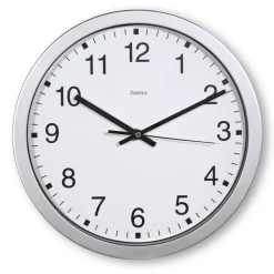 Wanduhr "Mallorca", Ø 30 cm, Silber