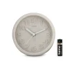 Wecker "Fuerteventura", ohne Ticken, rund, Ø 12 cm, Beige