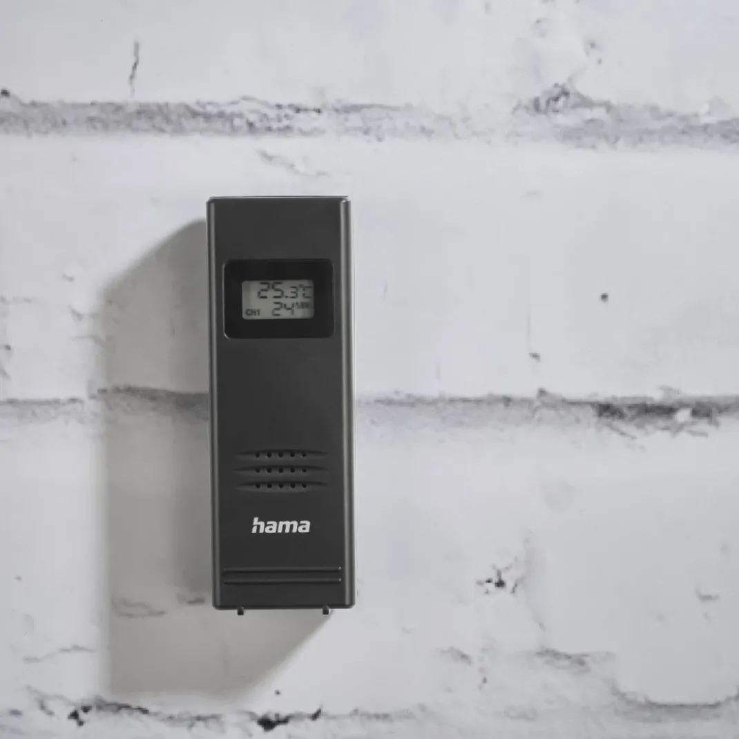 Wetterstation "Premium", mit LED-Farbdisplay und USB-Ladefunktion