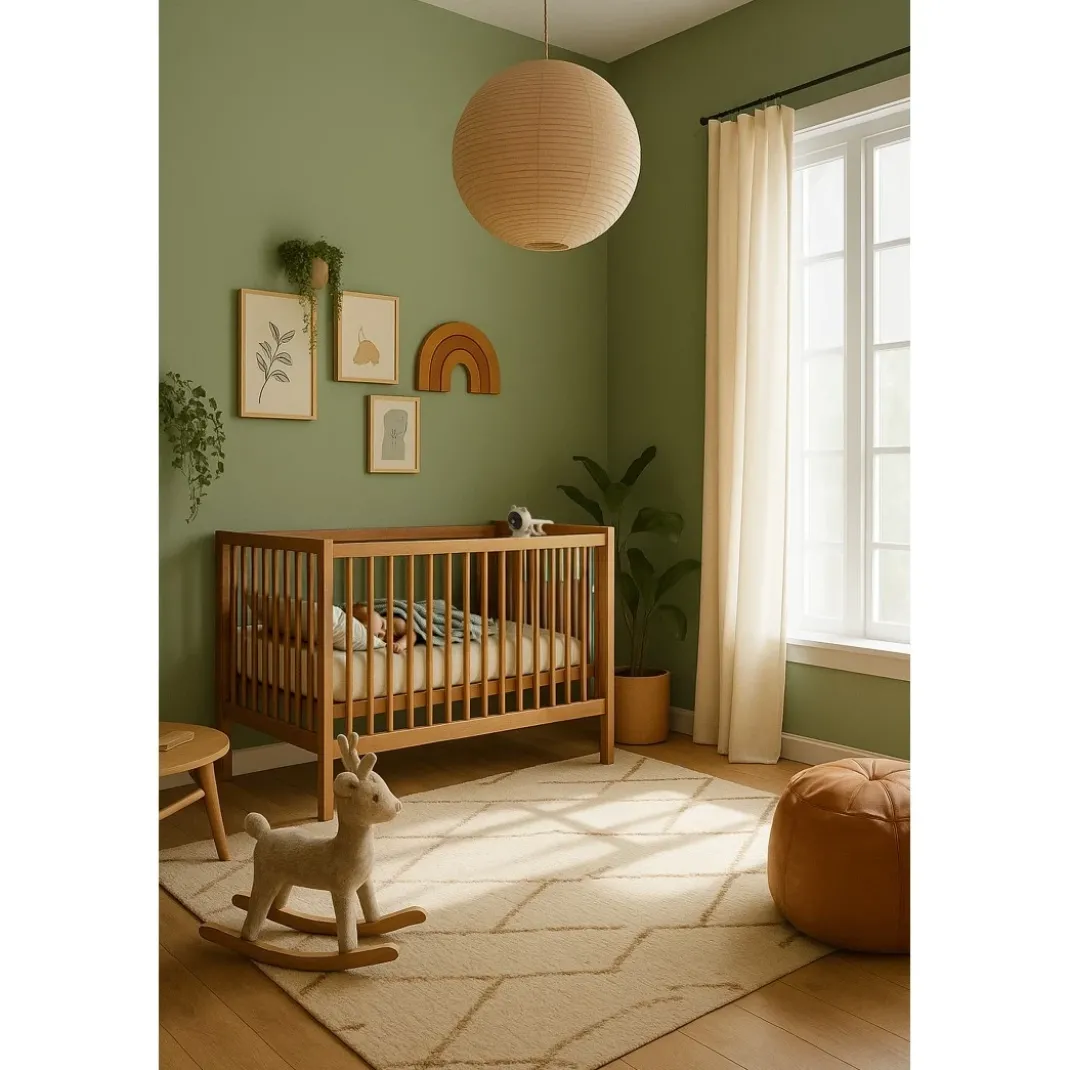 WLAN Babyphone mit Kamera u. App, Nachtsicht, Gegensprechen, Temperatur