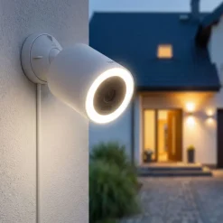 WLAN-Überwachungskamera mit Licht u. Bewegungsmelder, smart, für außen