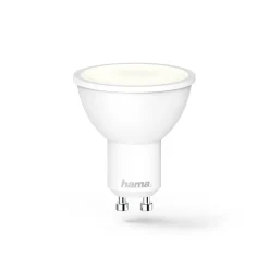 WLAN-LED-Lampe, GU10, 5,5W, dimmbar, Refl., für Sprach-/App-Steuerung, Weiß